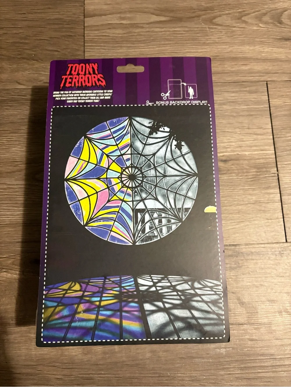 NECA Toony Terrors Wednesday Addams Figure - Black & White dotted dress